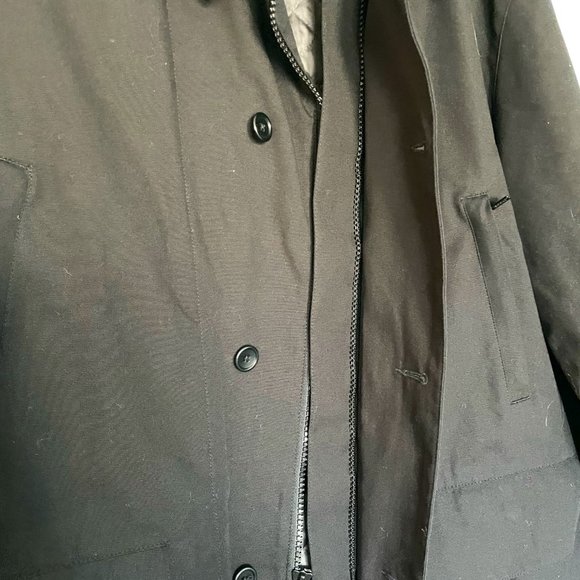 Banana Republic Black Parka with Detachable Quilt Lining - Picture 3 of 8